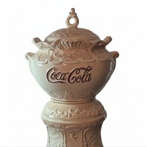 Vintage Large Coca Cola Cookie Jar - Iconic Collectible - 17” Tall!